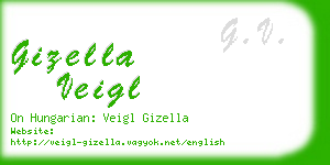 gizella veigl business card